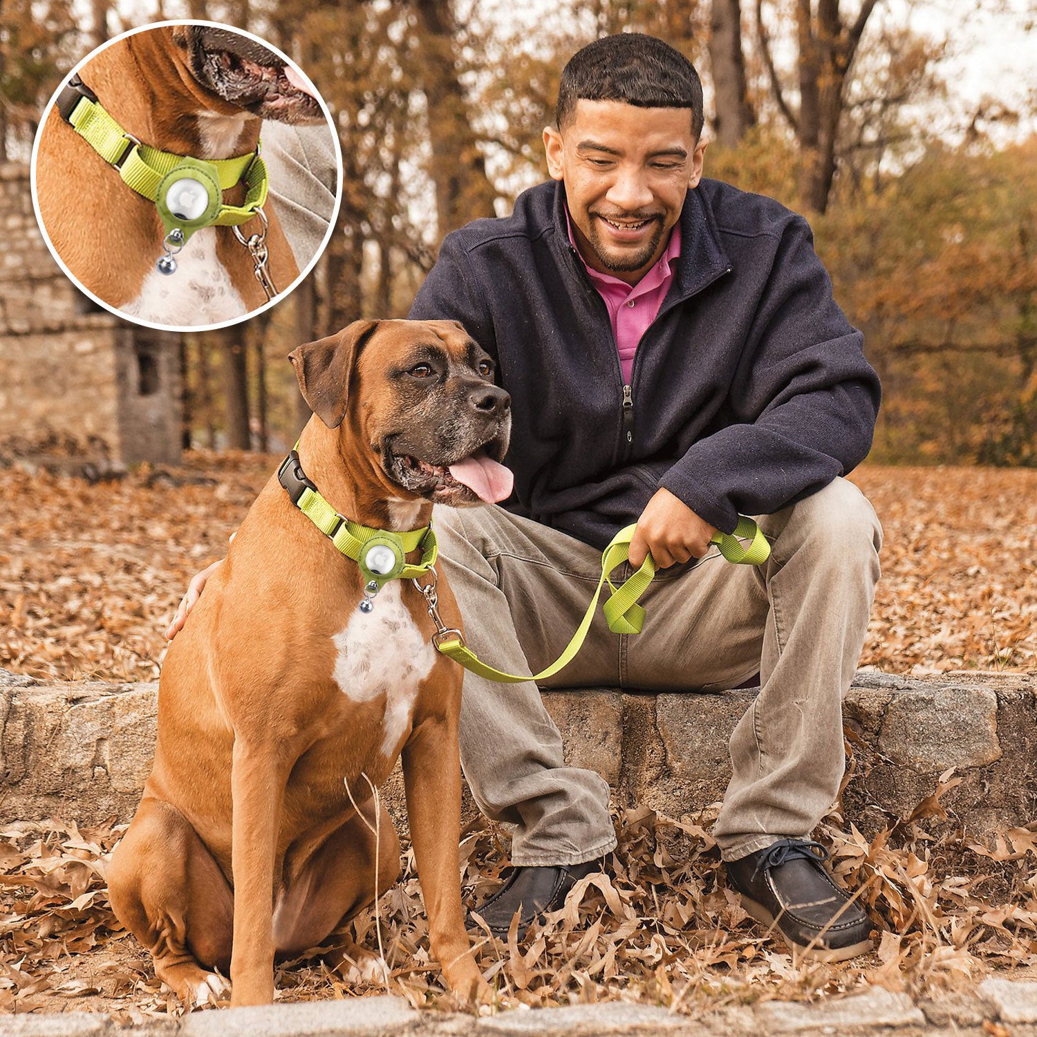 Detachable Pet Anti-Loss Case for Airtag Tracker